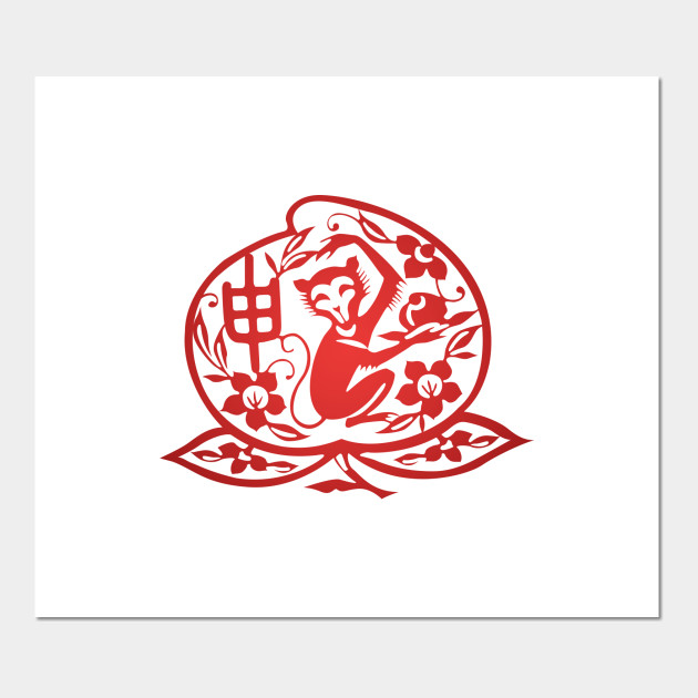 Chinese Zodiac ver.2 Moneky in Red